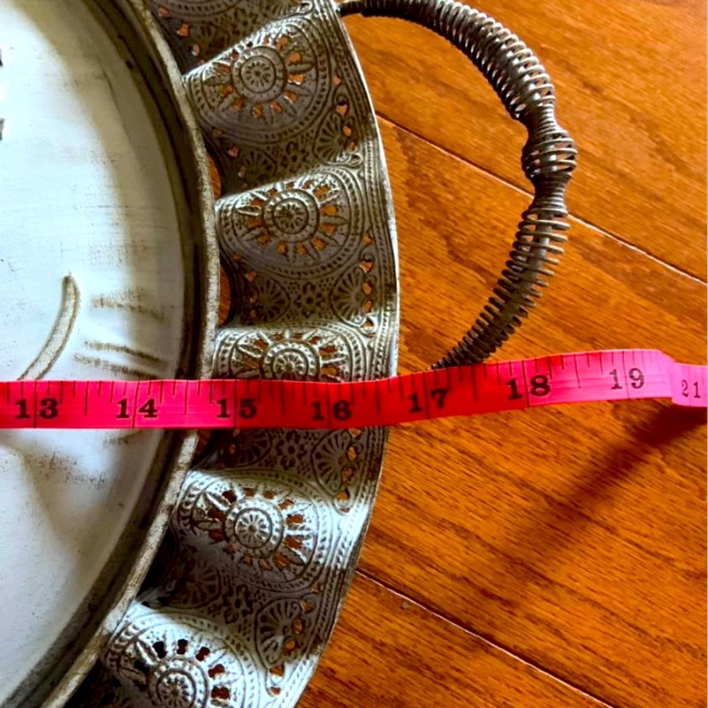 Large Metal Wall Plate with Scripture Message - Picture 5 of 5